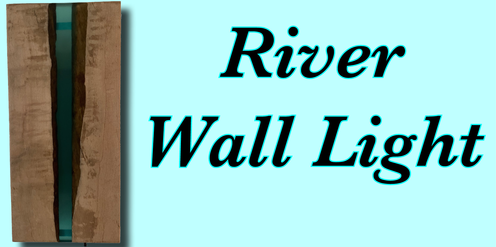 Handmade River Wall Light, Epoxy wall light, Incredable Wall Lights, Home Decor